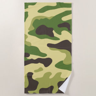 Camouflage Beach Towel
