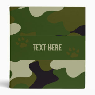 Camouflage Binder