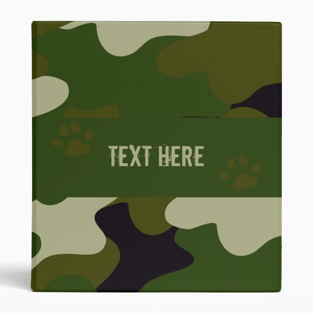 Camouflage Binder (Front)