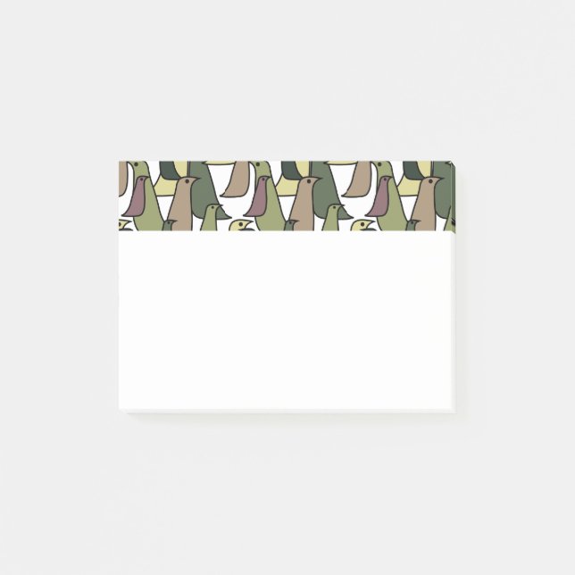 Camouflage Birds  Post-it Notes (Front)