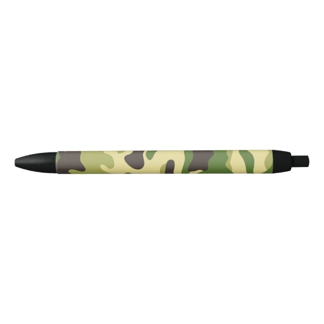 Camouflage Black Ink Pen (Front)