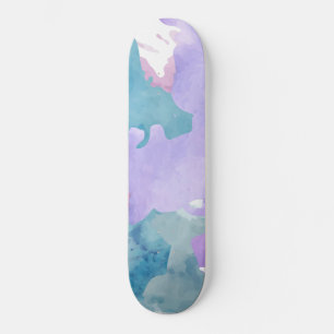 Camouflage Blue  Skateboard