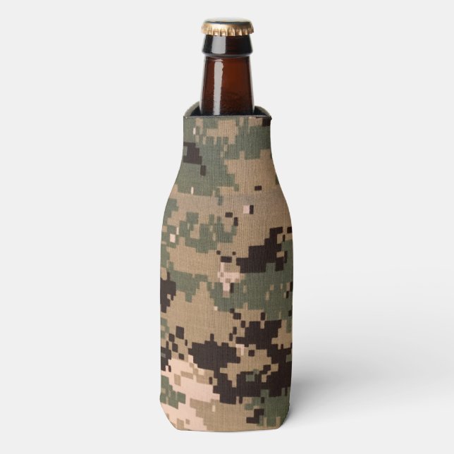 Camouflage Bottle Cooler (Bottle Front)