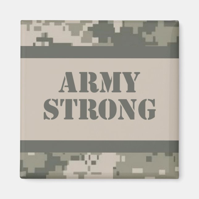 Camouflage Camo ACU 2"x2" Magnet Favor ARMY ACU (Devant)