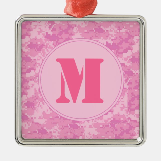 Camouflage Camo ACU rose Monogramme Ornement initi (Devant)