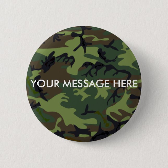Camouflage Camouflage 2 Inch Round Button (Front)