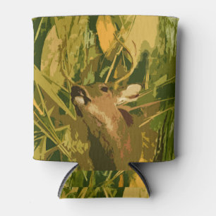 Camouflage Can Cooler Deer Camo