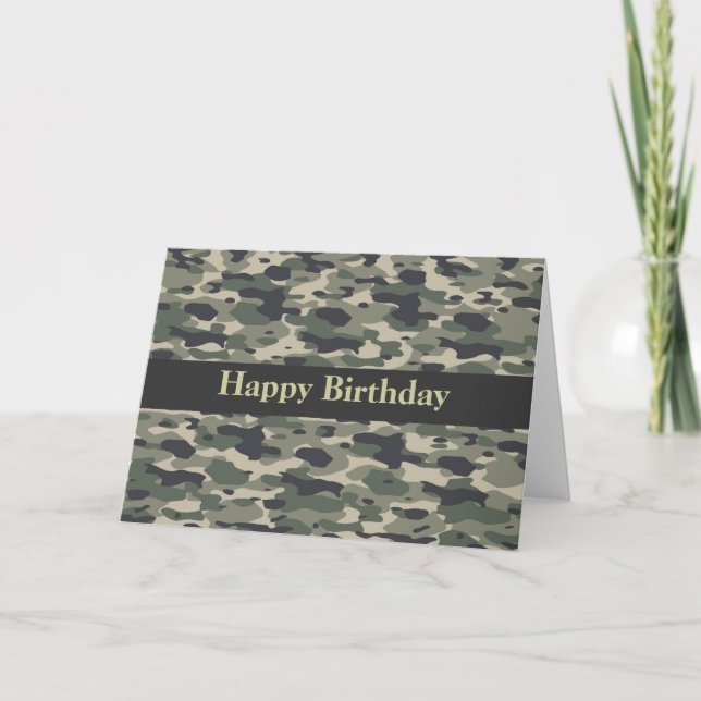 Camouflage Card (Front)