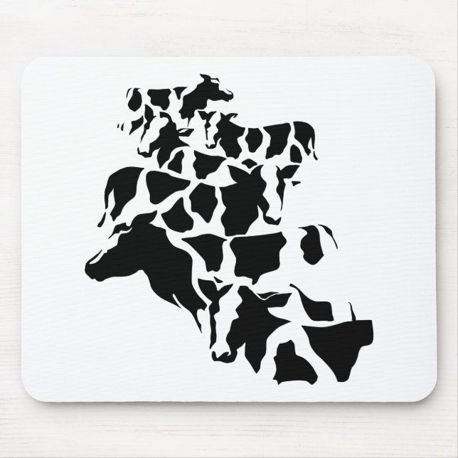 Camouflage cattle mouse pad (Front)
