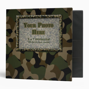 Camouflage Classeur militaire de 2 pouces