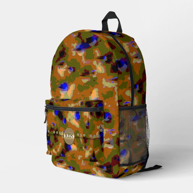 Camouflage Clutch Bag Backpack  (Back Corner Right)