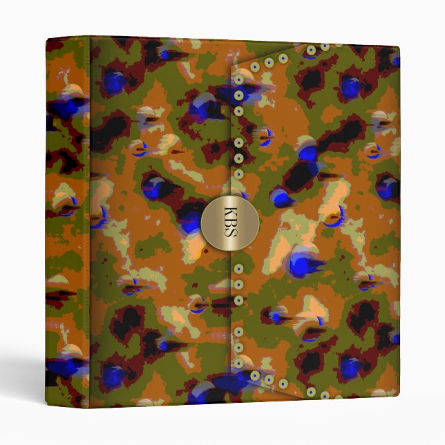 Camouflage Clutch Bag Binder (Front/Spine)