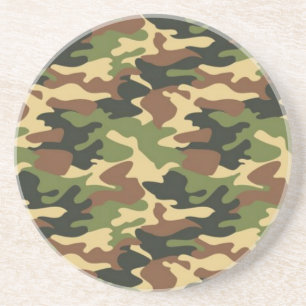 camouflage coaster