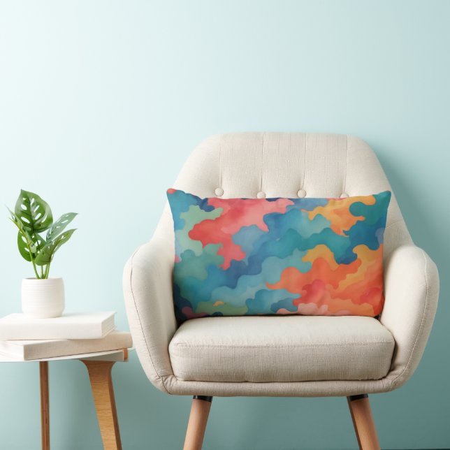 camouflage colours lumbar pillow (Chair)