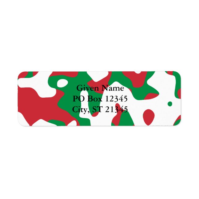 Camouflage de Noël (Devant)