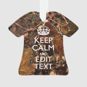 Camouflage Deep Woods Restez Calme Ayez Votre Text