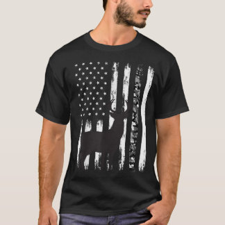 Camouflage Deer Hunting Gifts Men Dad Hunter  T-Shirt