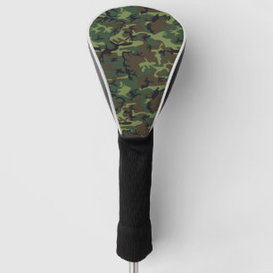 Camouflage design golf head cover