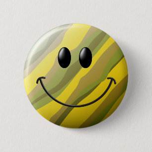 Camouflage Face 2 Inch Round Button