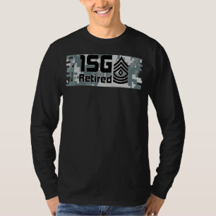 Camouflage First Sergeant 1sg Retired For Men And T-Shirt