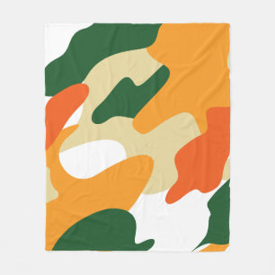 camouflage fleece blanket