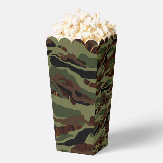Camouflage Full Pattern 2 Favor Box (Popped)