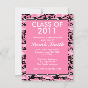 Camouflage Graduation Invitation