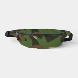 Camouflage Green Fanny Pack