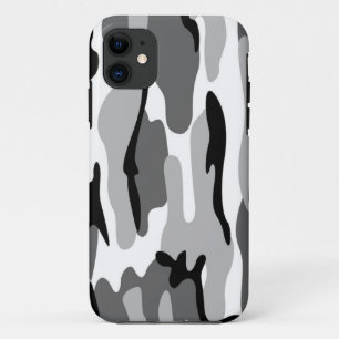 Camouflage gris et noir iPhone 5G Coque