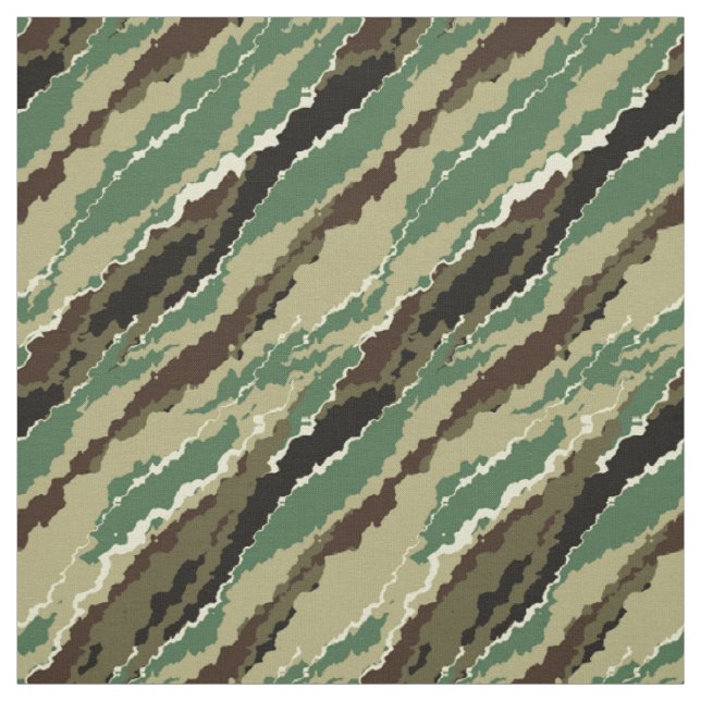 Camouflage Hakki spotted striped pattern Fabric (Swatch)