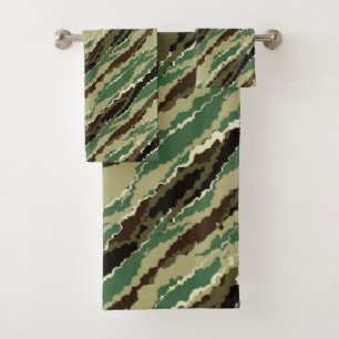 Camouflage Hakki tacheté motif rayé