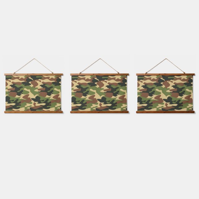 camouflage hanging tapestry (Triple)