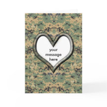 Camouflage Heart -  Valentine 