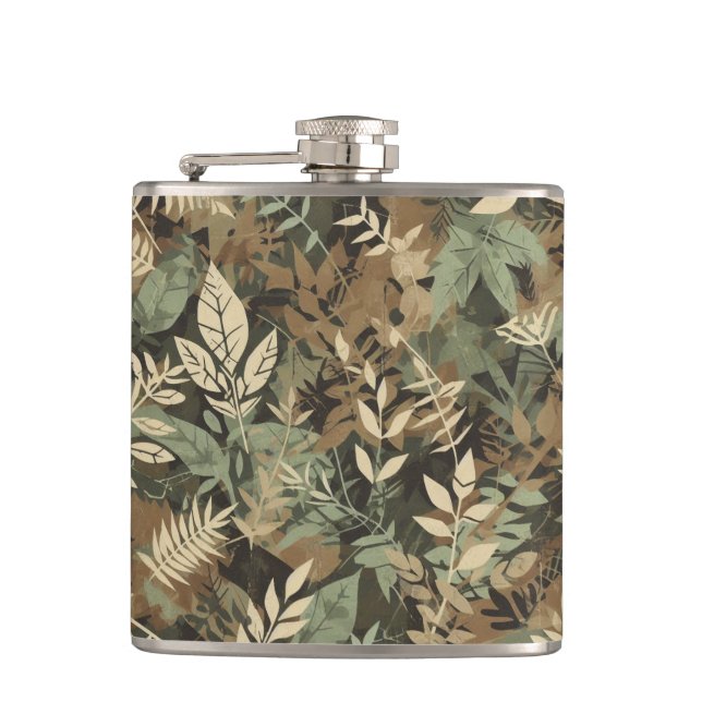 Camouflage Hip Flask (Front)