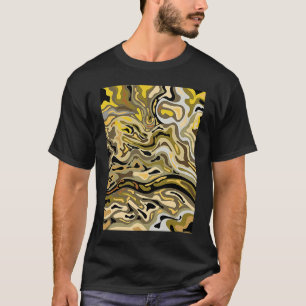 Camouflage Inkscape Suminagashi T-Shirt