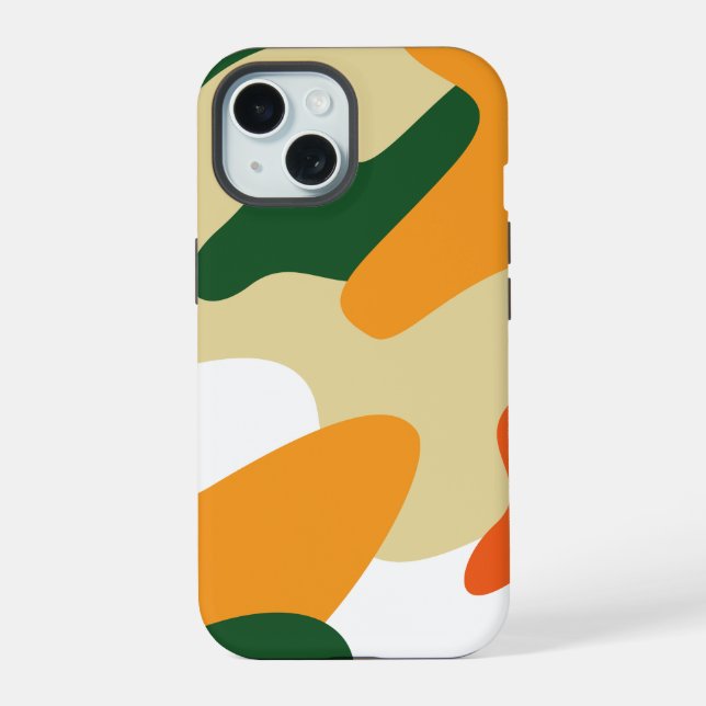 camouflage iPhone 15 case (Back)