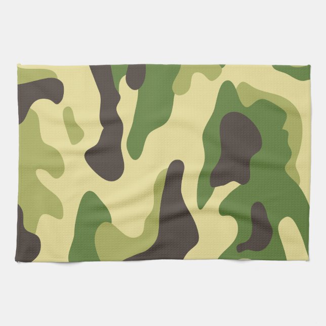 Camouflage Kitchen Towel (Horizontal)