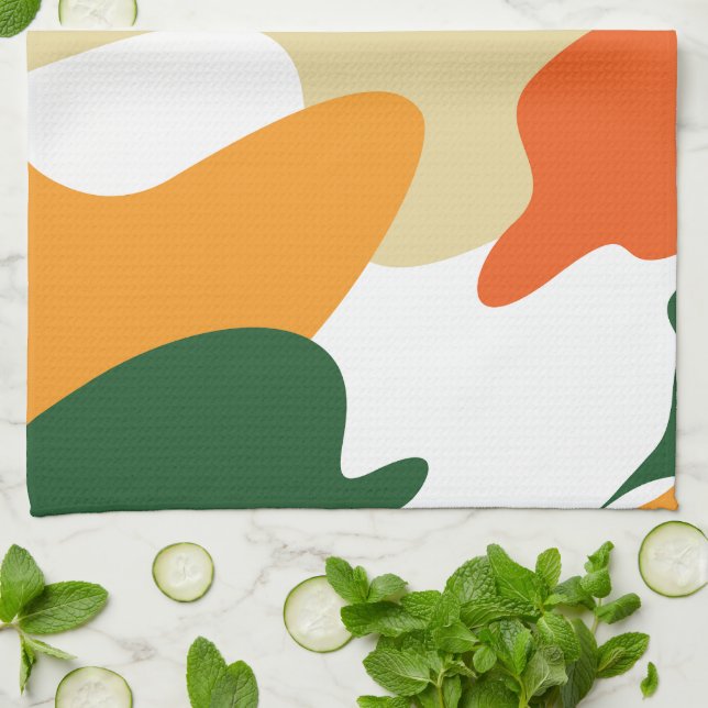 camouflage kitchen towel (Folded)