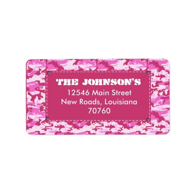 Camouflage Label (Front)