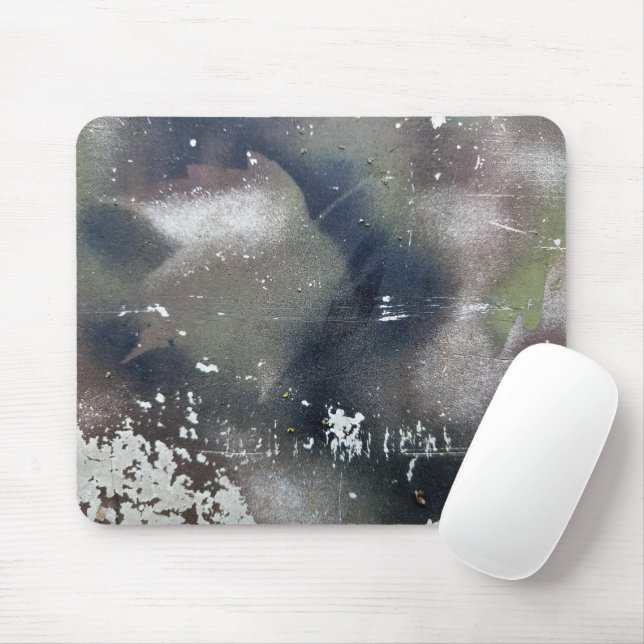 Camouflage Leaf Pattern Mouse Pad (With Mouse)