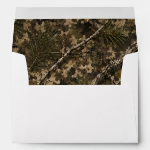 Camouflage Lined Envelope