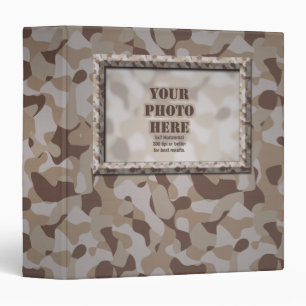 Camouflage militaire Classeur de 1,5 pouce