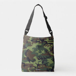 Camouflage Military Imitation Seamless Pattern Crossbody Bag