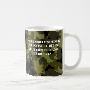 Camouflage Military Style Coffee Container Coffee Mug