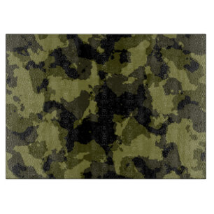 Camouflage military style cutting board