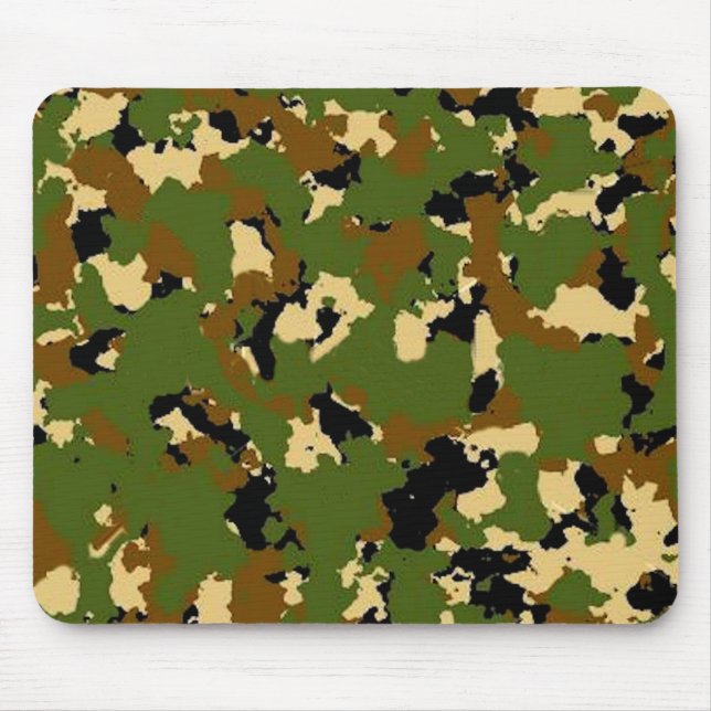 Camouflage Mouse Pad (Front)