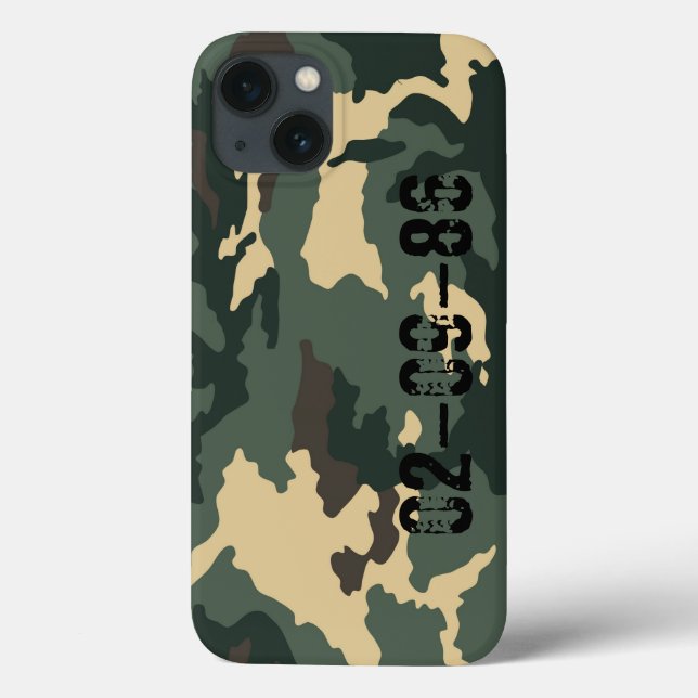 Camouflage Muster Case-Mate iPhone Case (Back)