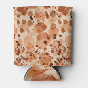 Camouflage Natural Background: Khaki Elegance. Can Cooler