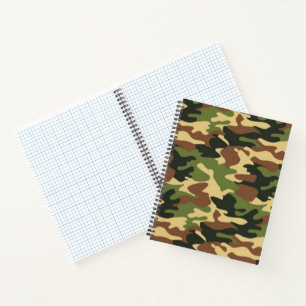 camouflage notebook