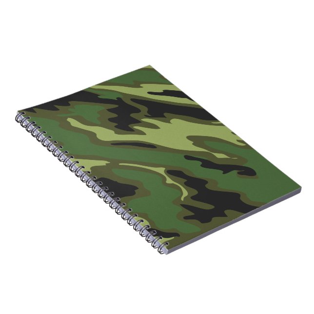 Camouflage Notebook (Right Side)